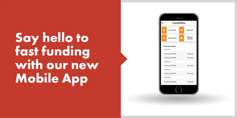 Fast funding with new eCapital mobile app