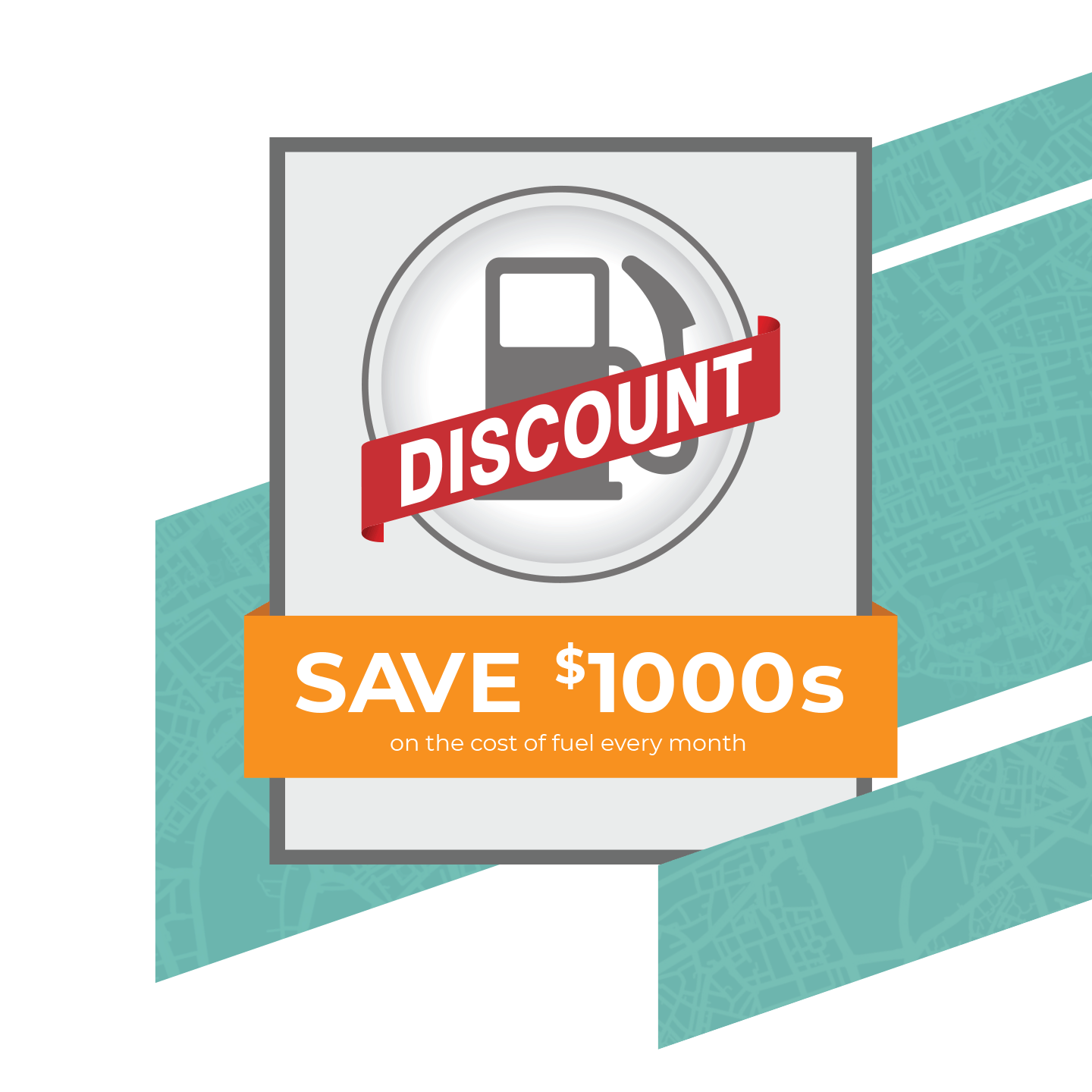 fuel card discount graphic save 1000s