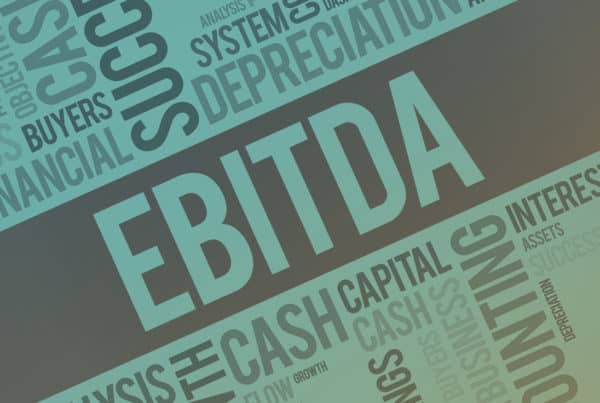 A sign with EBITDA