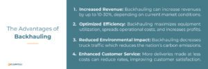 The advantages of backhaul freight