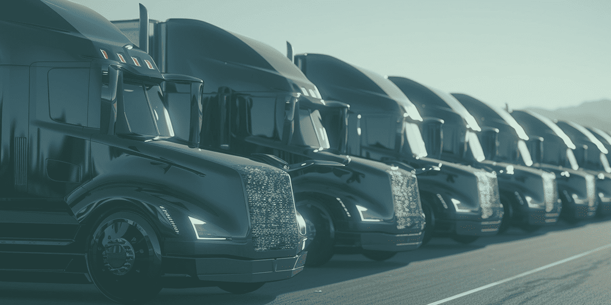 Fleet of advanced transport trucks