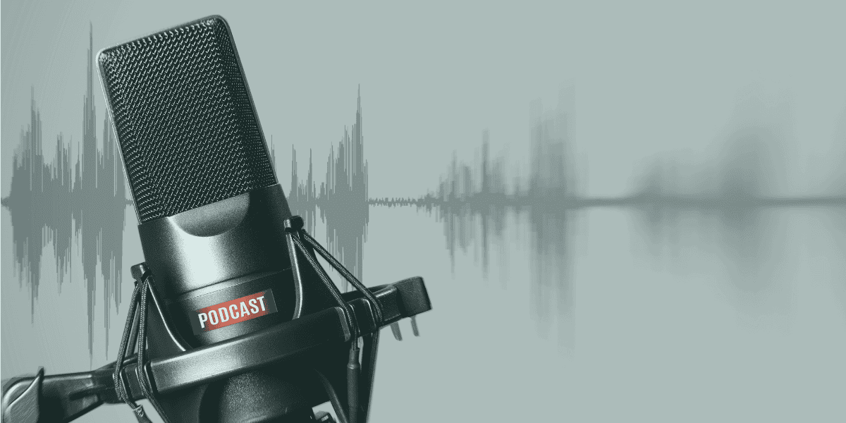 Trucking podcast microphone